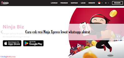 Cara cek resi Ninja Xpress lewat whatsapp akurat